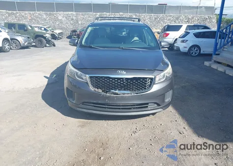 2016 Kia Sedona Lx из США, поврежденный, VIN KNDMB5C12G6215643